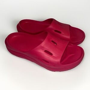 HOKA Ora Recovery 3 Slides Slide-on Sandals Pink  Men's Size 14